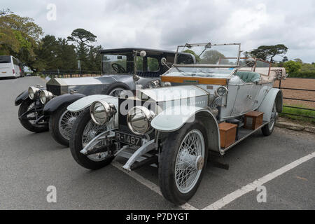 1914 Rolls-Royce 40/50HP Silver Ghost Open Tourer. Stock Photo