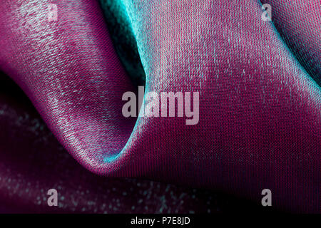 Forms of blue and purple fabric texture Stock Photo