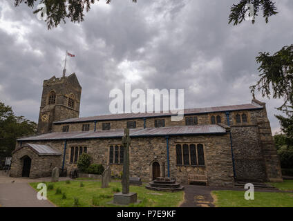 St Martin's Parish Church, Bowness-on-Windermere, Lake District, Cumbria, UK. Stock Photo