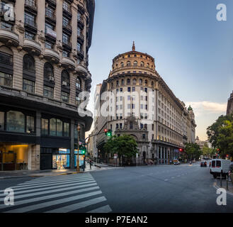 Avenida Roque Saenz Pena - Buenos Aires, Argentina Stock Photo