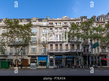 Avenida de Mayo - Buenos Aires, Argentina Stock Photo