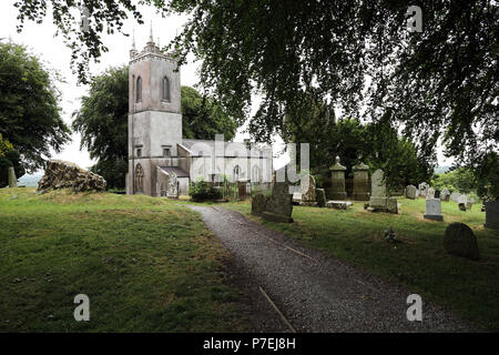 The Hill of Tara, located near the River Boyne, is an archaeological complex that runs between Navan and Dunshaughlin in County Meath, Ireland. It con Stock Photo