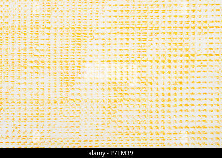 yellow color crayon pattern on white paper background texture Stock Photo