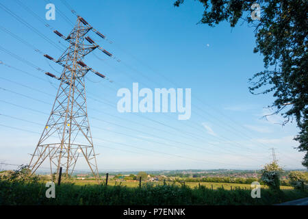 Electricity Pylons Stock Photo