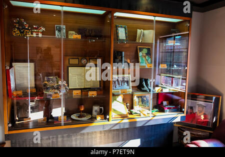 Johannesburg, South Africa, September 11, 2011, Inside Nelson Mandela Home in Soweto South Africa Stock Photo