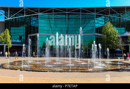 Johannesburg, South Africa, September 4, 2013, Main Entrance to Maponya Mall in Soweto Stock Photo