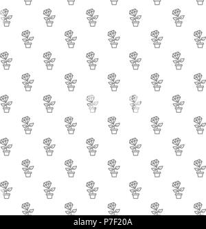 Simple plant growth from diamond and money tree seamless pattern with various icons and symbols on white background flat vector illustration Stock Vector