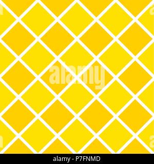bright yellow diamond shapes with white lines Stock Vector