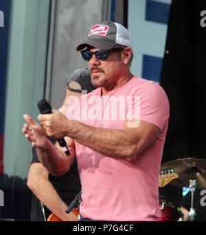 NEW YORK, NY July 06: Phil Vassar performs on Fox & Friends All-American Summer Concert Series at Fox News Plaza in New York City on July 06, 2018. Credit: RW/MediaPunch Stock Photo