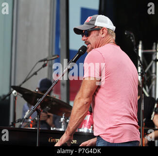 NEW YORK, NY July 06: Phil Vassar performs on Fox & Friends All-American Summer Concert Series at Fox News Plaza in New York City on July 06, 2018. Credit: RW/MediaPunch Stock Photo