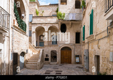 Polignano a Mare, Italy - August 11, 2017. Alleyway. Polignano a mare. Puglia. Italy. Stock Photo