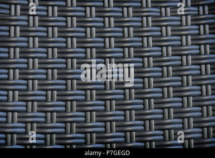 Black rattan weave texture background for your design Stock Photo