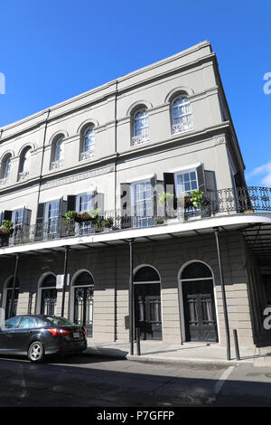 Horror House Delphine LaLaurie Mansion French Quarter New Orleans Louisiana, USA Stock Photo