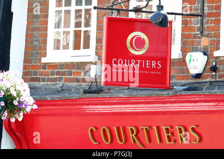 Courtiers in Hart Street Henley on Thames ,UK Stock Photo