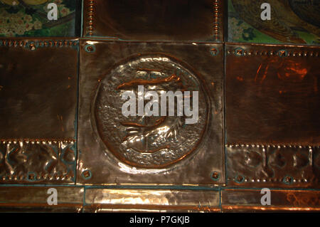 English Reredos St Alban's Bunce reredos Andy Mabbett 15 Stock Photo - Alamy