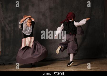 traje tipico mallorquin, Mallorca, balearic islands, spain, europe. Stock Photo