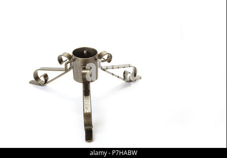 Metal christmas tree holder with water dish Stock Photo