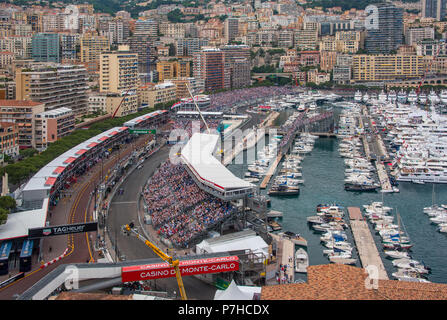 Monaco Grand Prix Piscene Curve Stock Photo