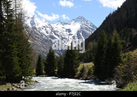 Felbertauern Tauerntal Schildalm Frühling Hohe Tauern Stock Photo