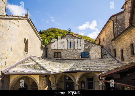 Sanctuary of Chiusi della Verna in Tuscany - Italy Stock Photo