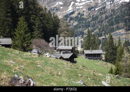 Felbertauern Tauerntal Schildalm Frühling Hohe Tauern Stock Photo