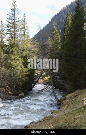 Felbertauern Tauerntal Schildalm Frühling Hohe Tauern Stock Photo