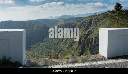 Volcanic landscape, Las Palmas, Gran Canaria, Canary Islands, Spain Stock Photo