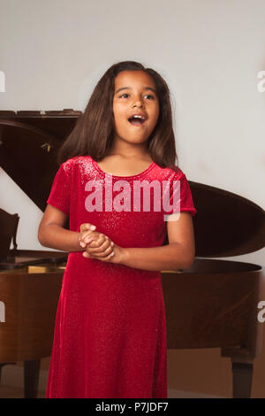 young african american girl singing at her recital mr myrleen pearson p7jdf7