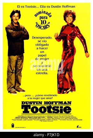 Original Film Title: TOOTSIE. English Title: TOOTSIE. Film