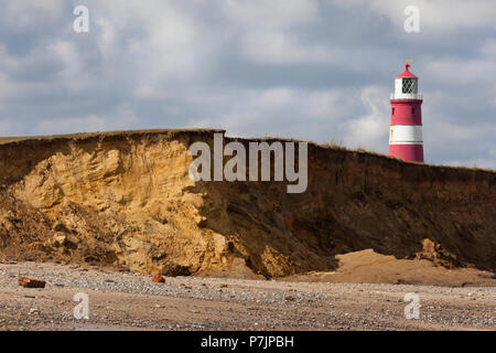 Happisburgh Lighthouse, Norfolk, UK Stock Photo