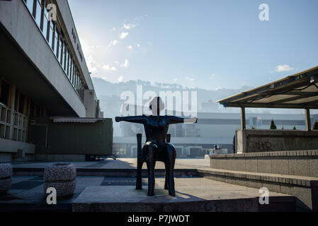 Contemporary sculpture, Sarajevo, Bosnia and Herzegovina Stock Photo