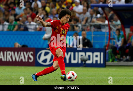 Kazan, Russia. 6th July 2018. Axel WITSEL of Belgium during the match between Brazil and Belgium valid for the 2018 World Cup held at the Kazan Arena in Kazan, Russia. (Photo: Rodolfo Buhrer/La Imagem/Fotoarena) Stock Photo