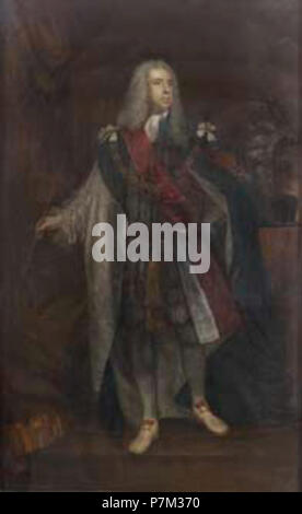 2nd  Duke of Grafton. Portrait of  Fitzroy, Charles, Duke of Grafton Stock Photo