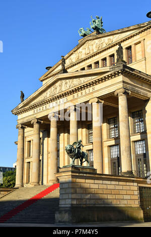 Germany, Berlin, Mitte district, Gendarmenmarkt square, the Schauspielhaus theater (Konzerthaus) Stock Photo