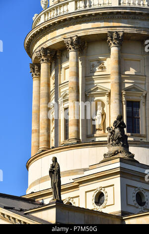 Germany, Berlin, Mitte district, Gendarmenmarkt square, the Deutscher Dom (German cathedral) Stock Photo