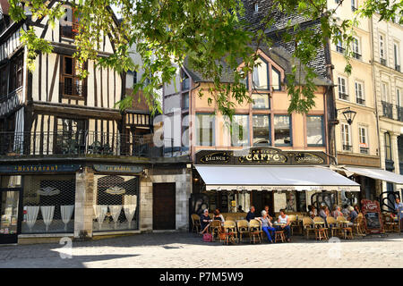 France, Seine Maritime, Rouen, Place Barhelemy Stock Photo