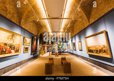 England, London, City of London, Guildhall, Guildhall Art Museum Stock Photo