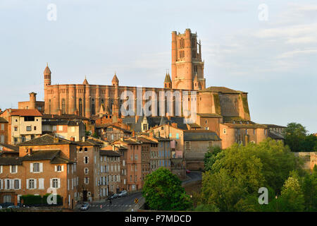 France, Tarn, Albi, the episcopal city, listed as World Heritage by UNESCO, Ste Cecile cathedral Stock Photo