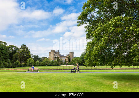 Talbot Botanic Gardens and Malahide Castle, Dublin, Ireland Stock Photo