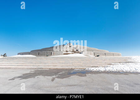 Monte Grappa, province of Vicenza, Veneto, Italy, Europe, The world war I ossuary Stock Photo