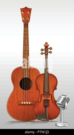 Set of musical instruments illustration Stock Vector Image & Art - Alamy
