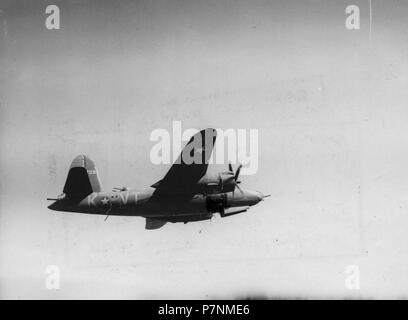 323d Bombardment Group - B-26 Marauder taking off 2. Stock Photo