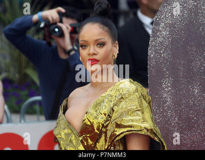 Jun 13, 2018  - Rihanna attending Ocean's 8 European Premiere, Cineworld Leicester Square in London, England, UK Stock Photo