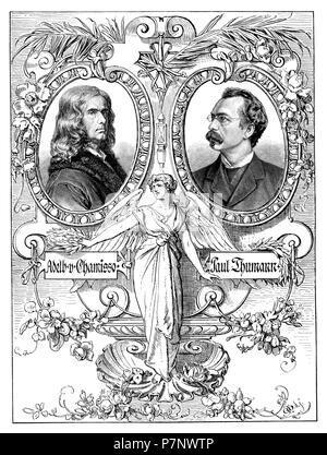 Adelbert Chamisso and Paul Thumann, Paul Thumann  1879 Stock Photo