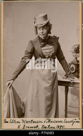 Ellen Hartman i titelrollen i Madame Sans-Gêne, Kungliga Dramatiska teatern 1895 144 Ellen Hartman, rollporträtt - SMV - H3 197 Stock Photo