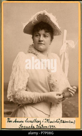 Anna Lundberg i titelrollen i Niniche, Svenska teatern 1890 22 Anna
