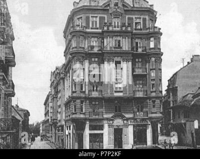 Српски / srpski: Kafane u Beogradu, početkom 20 veka . between 1900 and 1940 226 Kafane u Beogradu - 10 Stock Photo