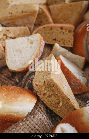 fresh bread selection Stock Photo