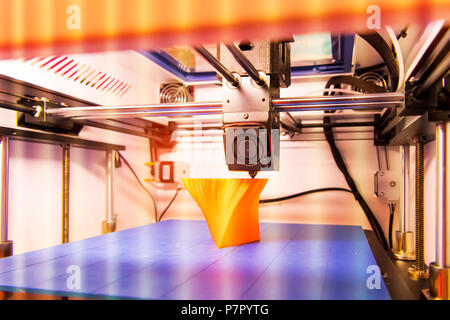 Printing 3D printer Object Stock Photo