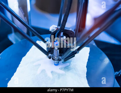 Printing 3D printer Object Stock Photo